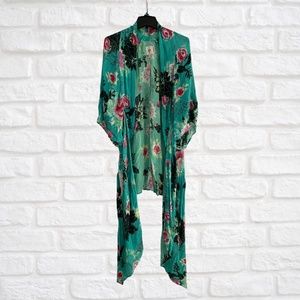 Floral Linen Kimono